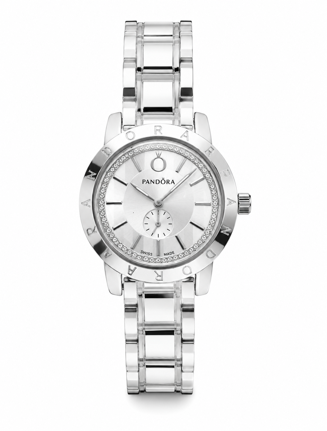 Reloj Pandora Plateado Completo