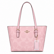 Coach Mollie Tote Mediana Rosa Signature
