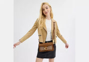 Coach Tabby 26 En Lona De Firma Color Caramelo