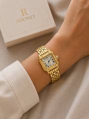 Reloj Tipo Cartier Dorado