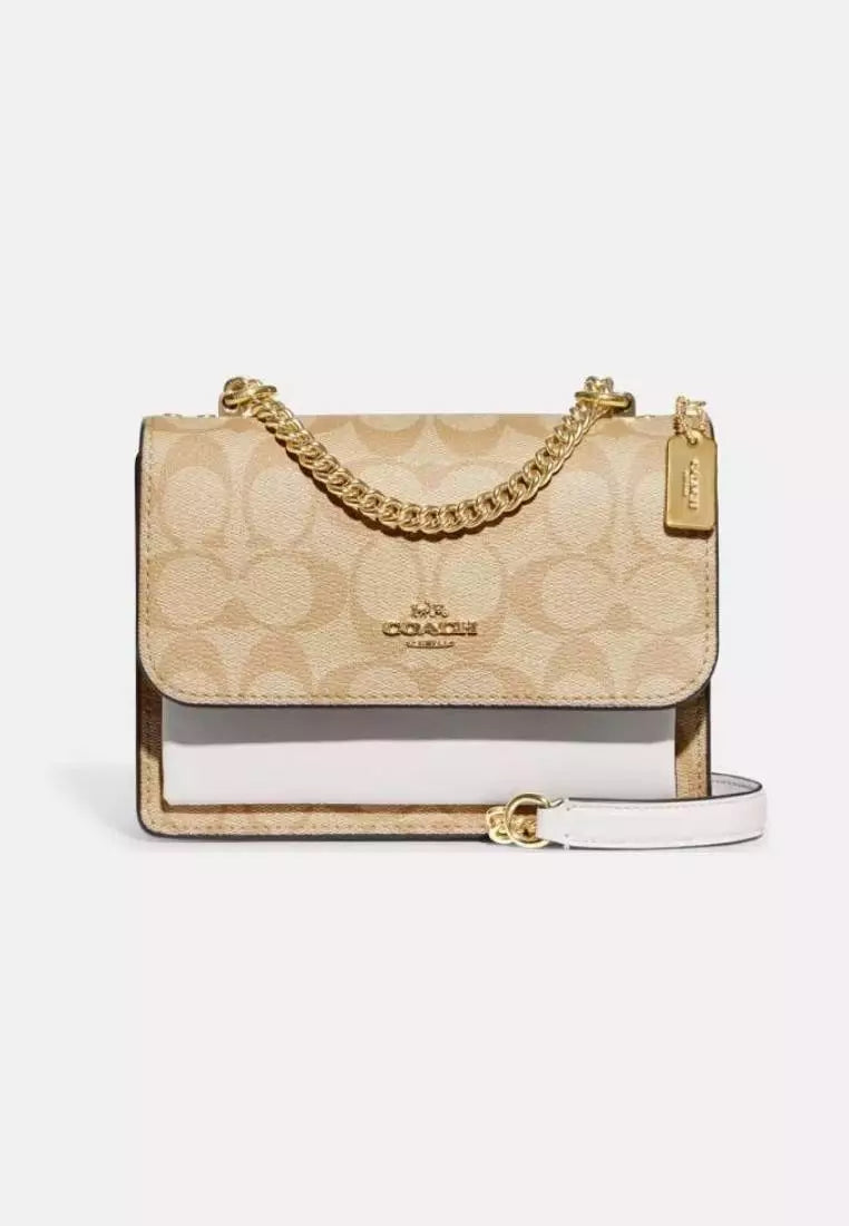 Coach Klare Crossbody Signature Blanca/Crema