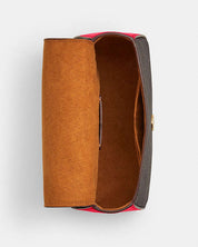 Coach con asa superior Lysa Con Detalles Rojos
