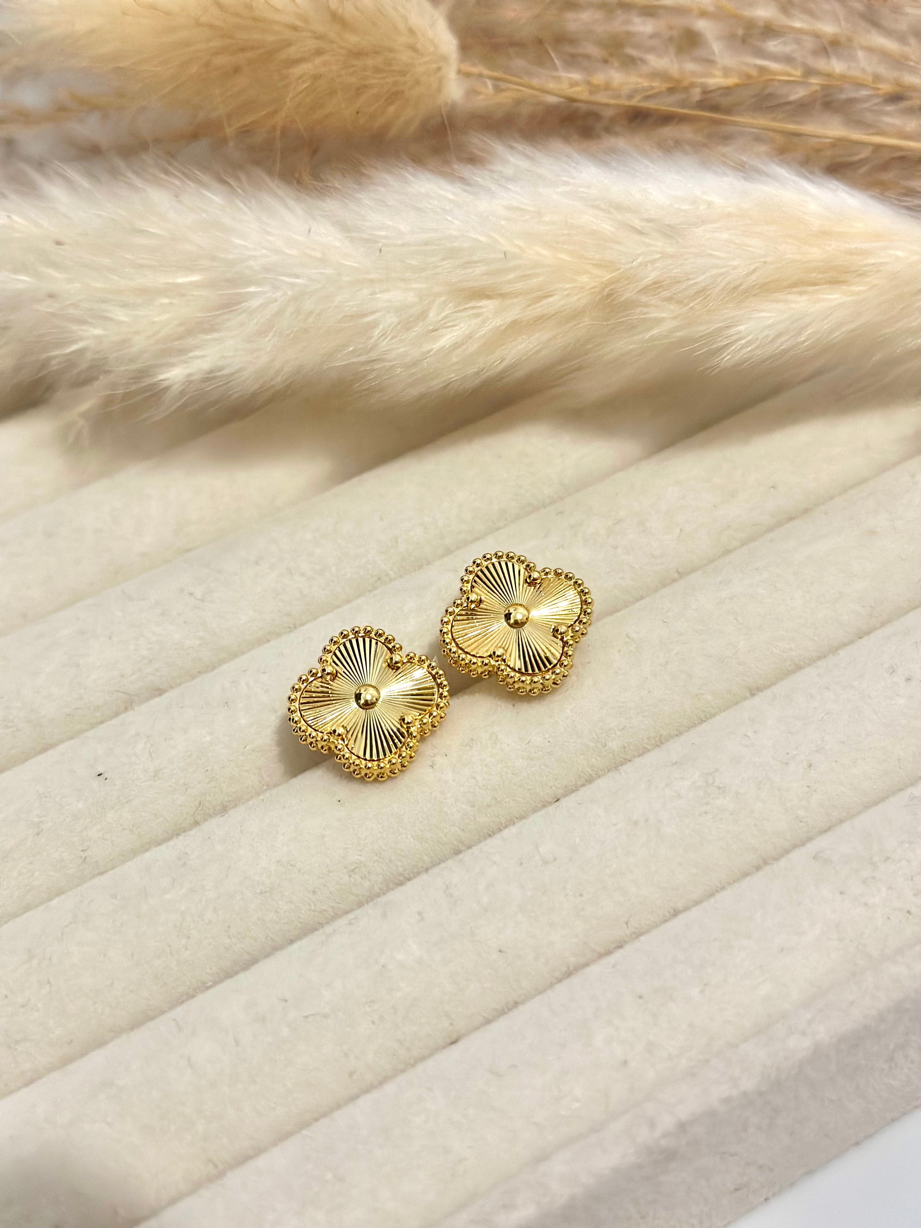 Aretes Van Cleef Alhambra vintage 1 Trébol Dorado
