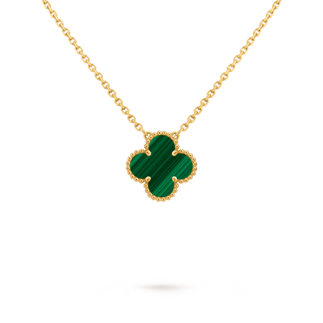Collar Van Cleef Alhambra Vintage 1 Trebol Verde