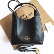 Coach Hadley Hobo 21 en Cuero Negro