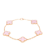Pulsera Van Cleef Alhambra vintage 5 Tréboles Rosa
