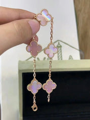 Pulsera Van Cleef Alhambra vintage 5 Tréboles Rosa