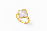 Anillo trébol Alhambra Vintage Blanco