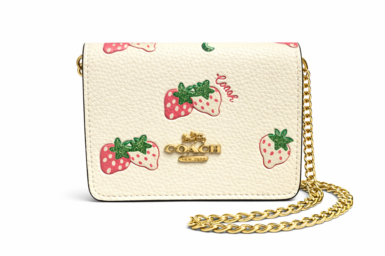 Coach Mini Skinny Fresas 100% OG