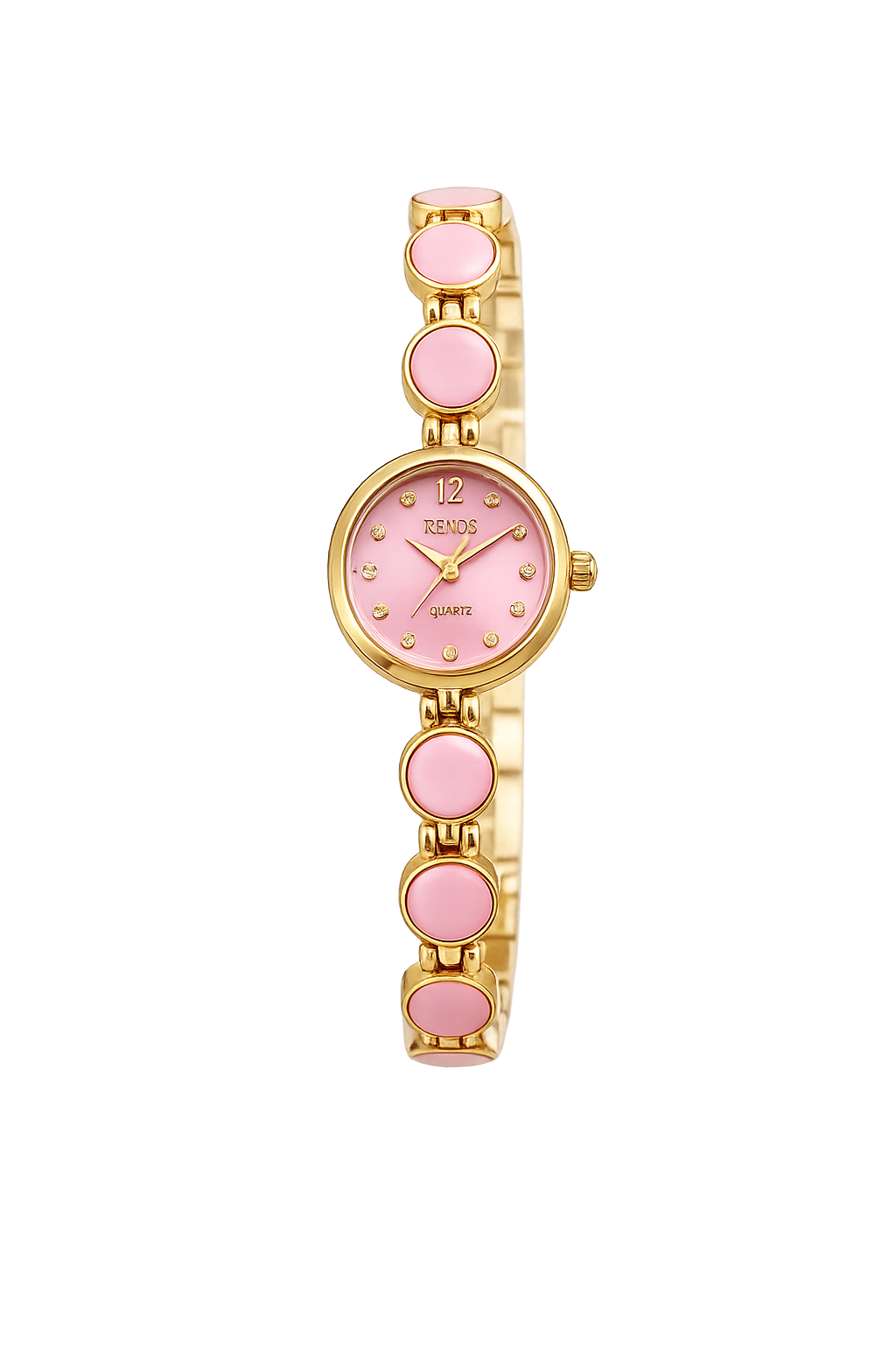 Reloj RENOS Rosado Redondo