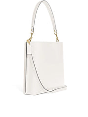 Coach Bucket Mollie Chalk Cuero Liso