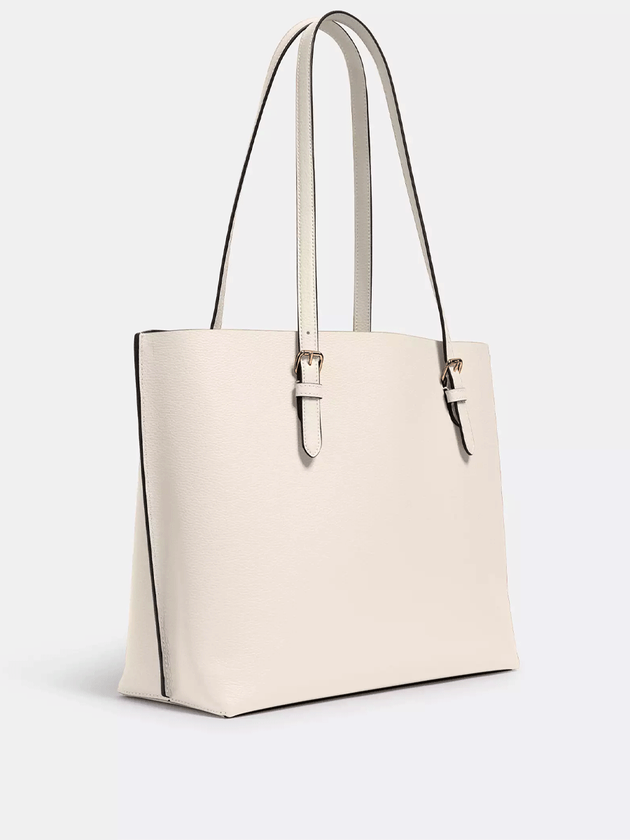 Coach Tote Bag Mollie Canvas Blanco Hueso
