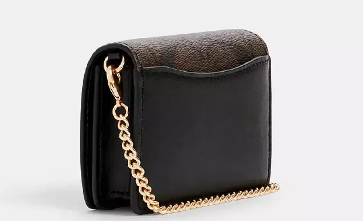Coach Mini Skinny wallet Signature Canvas