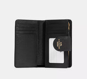 Coach Mila Small Flap Wallet Negra