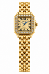 Reloj GREALY Dorado con puedras con cara dorada