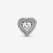 Charm Corazones Brillantes Nivelados