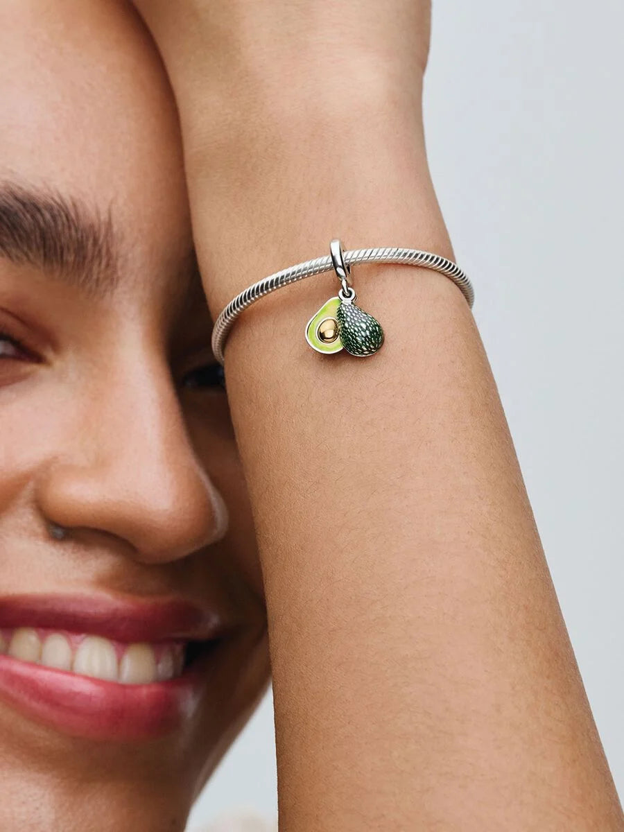 Charm Colgante Doble de Aguacate