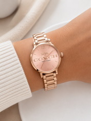 Reloj Coach Rose Gold Completo
