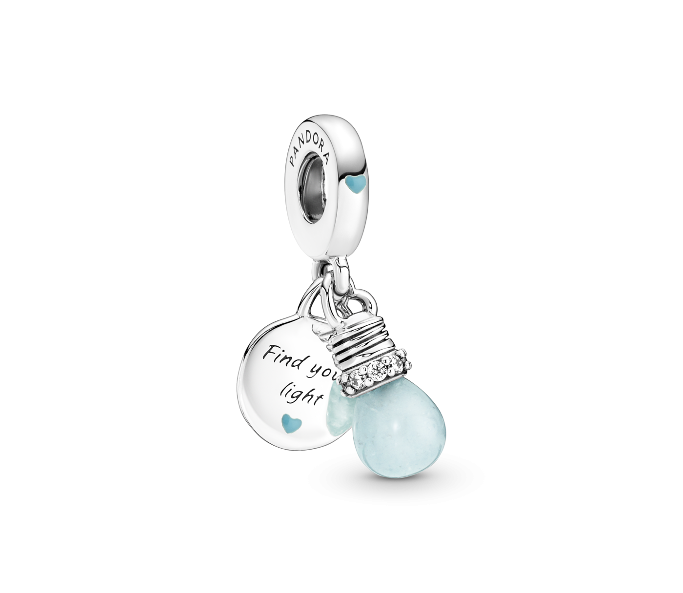 Charm Colgante Bombilla Brillante