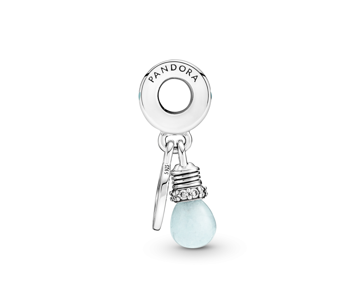 Charm Colgante Bombilla Brillante