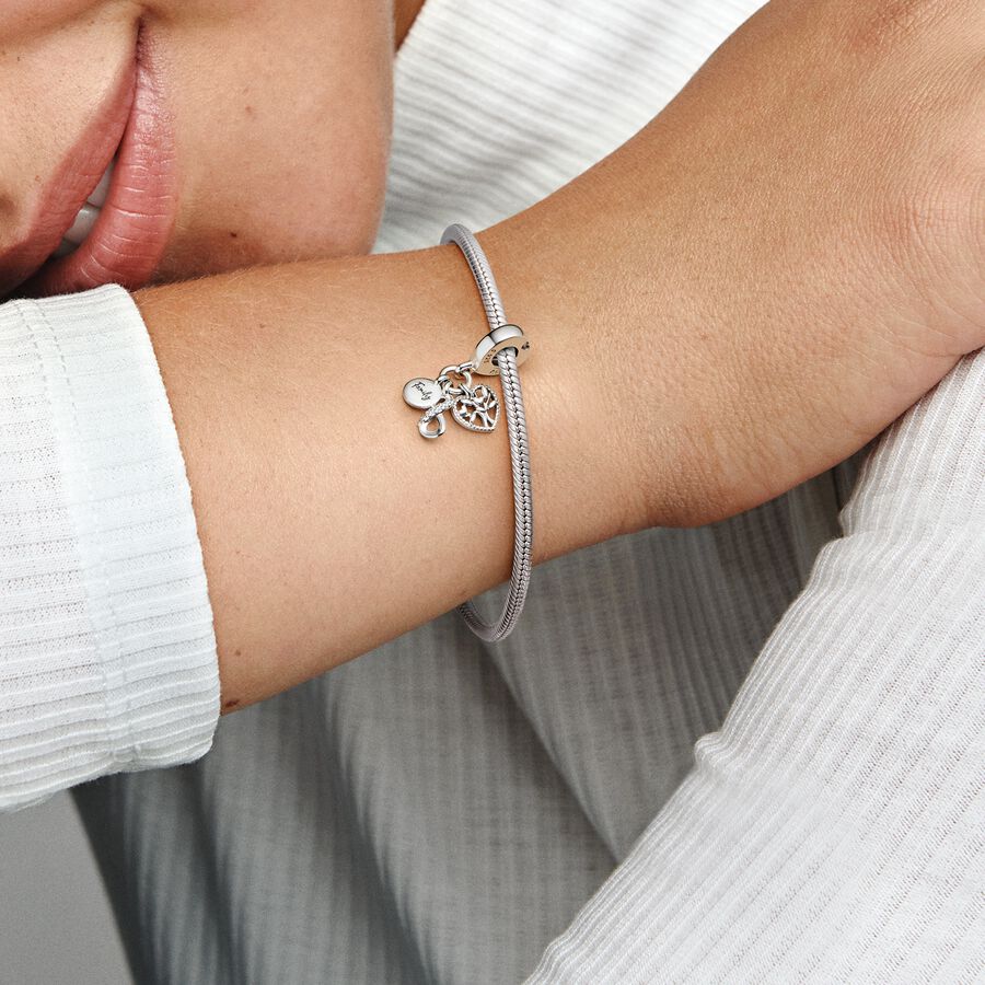 Charm Colgante Triple Infinito Familia