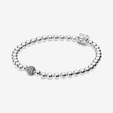 Pulsera de cuencas y pavé