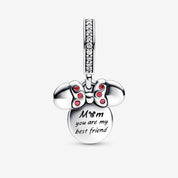 Charm Colgante Doble Silueta Minnie Mouse de Disney