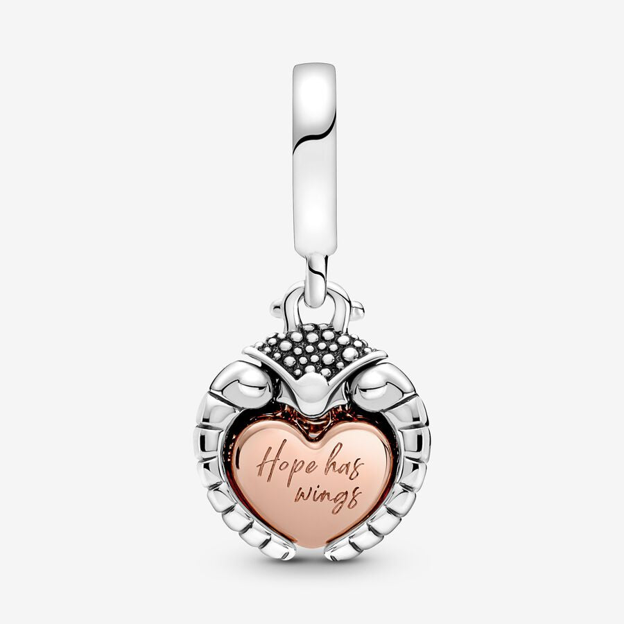 Charm Colgante Mariquita y Corazón Pandora Club 2022