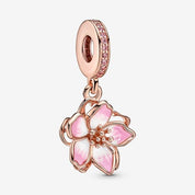 Charm colgante de flor de cerezo