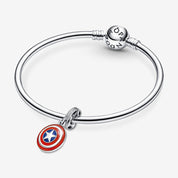 Charm Colgante Escudo Capitán América los Vengadores de Marvel