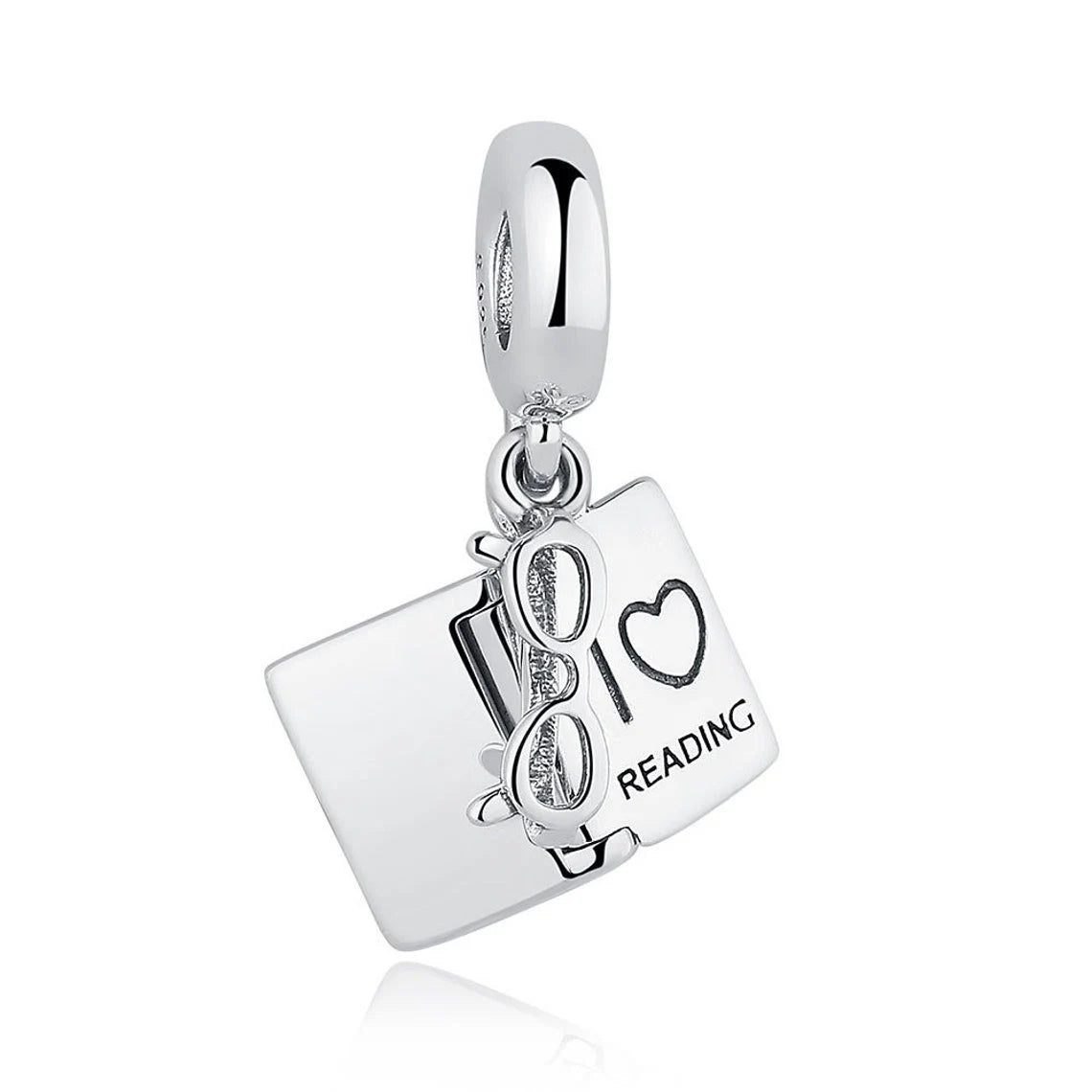 Charm Colgante Libro y Gafas