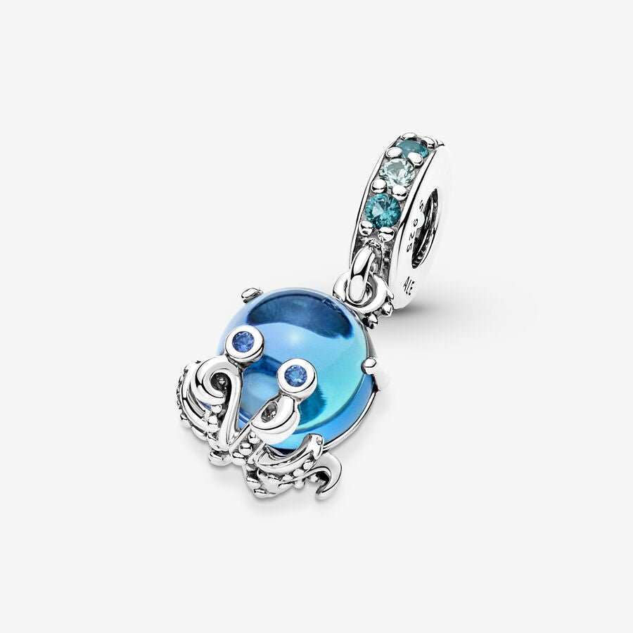 Charm Colgante Pulpo Cristal de Murano