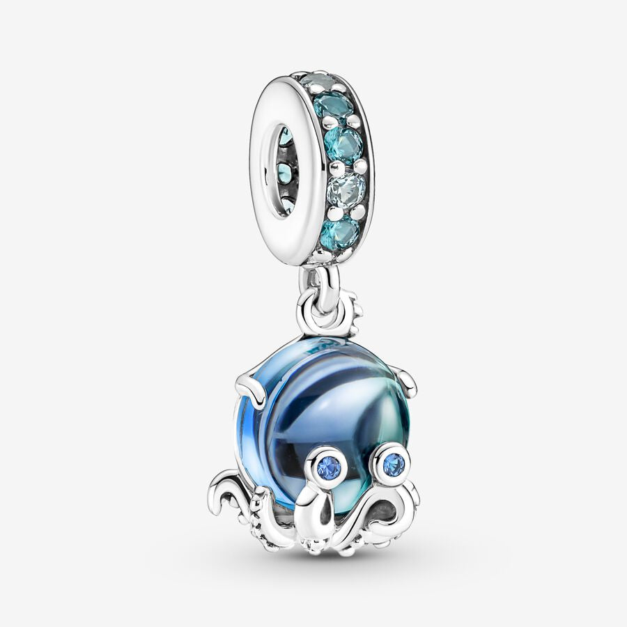 Charm Colgante Pulpo Cristal de Murano