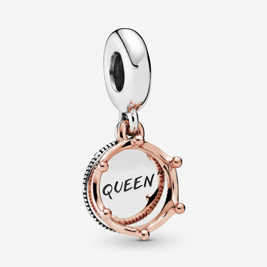 Charm Colgante Queen y Corona Real