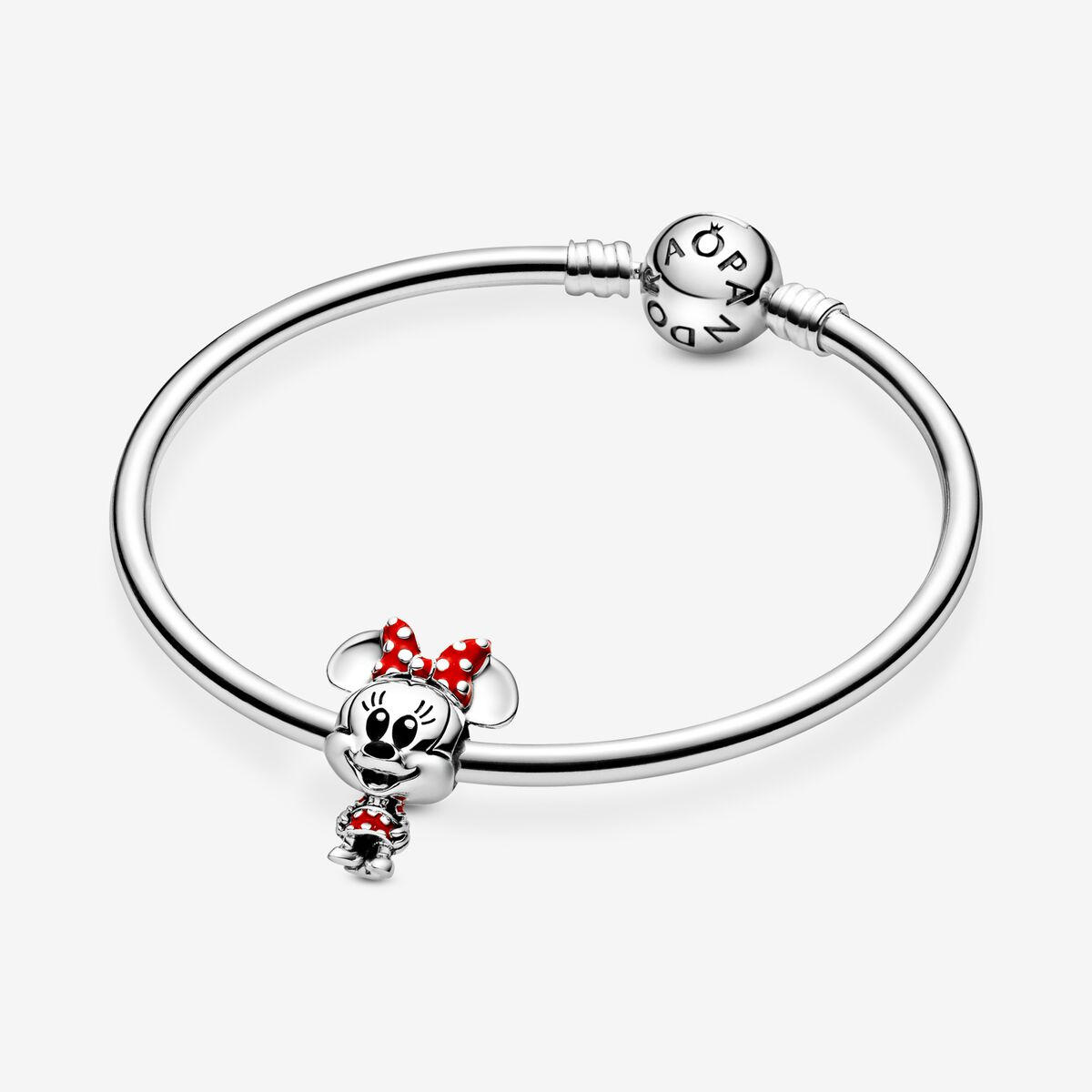 Charm Minnie Mouse con Vestido y Lazo de lunares de Disney