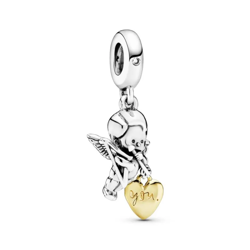 Charm colgante Cupido y tu corazón