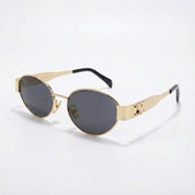 Título: Gafas de Sol Celine Ovaladas Doradas con Lentes Azul Oscuro
