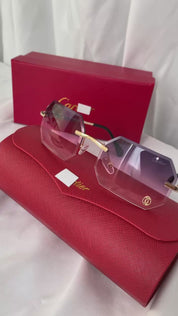 Gafas C Morado Cartier