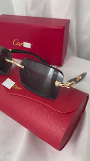 Gafas Leopardo al Frente Cartier