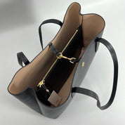 Tory Burch Blake Center Zip Tote Black