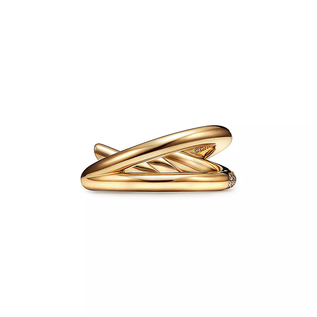 Anillo Tiffany Knot de Doble Hilera